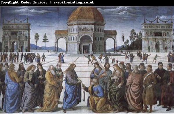 Pietro Perugino Christian kingdom of heaven will be the key to St. Peter's